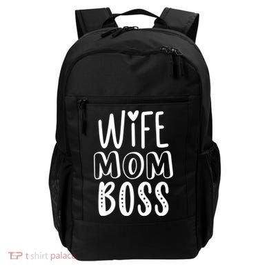 Wife Mom Boss Cute Gift Backpack