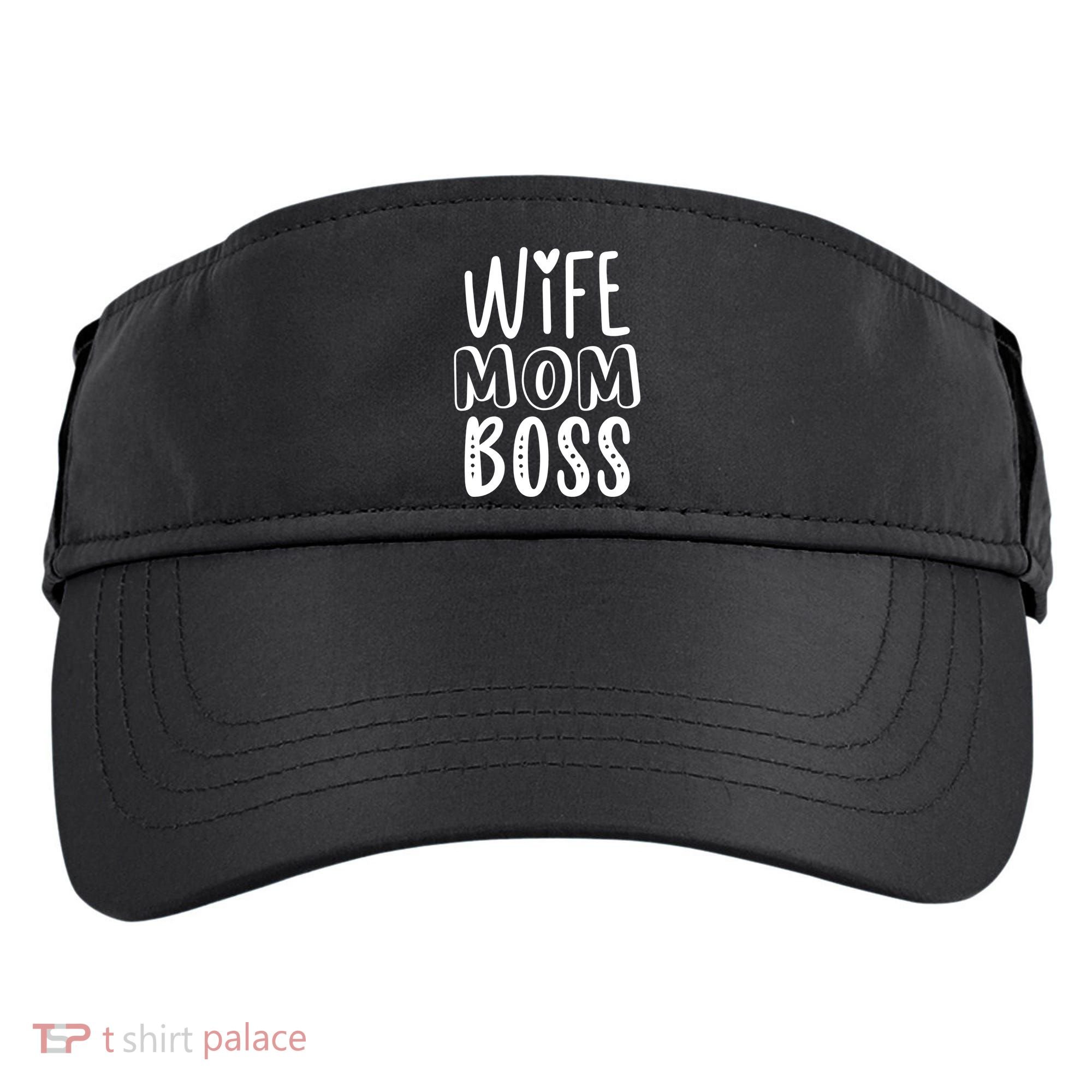 Wife Mom Boss Cute Gift Adult Drive Performance Visor