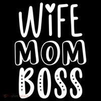 Wife Mom Boss Cute Gift Ornament thumb 1