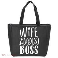 Wife Mom Boss Cute Gift Tote Bag thumb 0