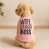 Wife Mom Boss Cute Gift Doggie Tank thumb 2