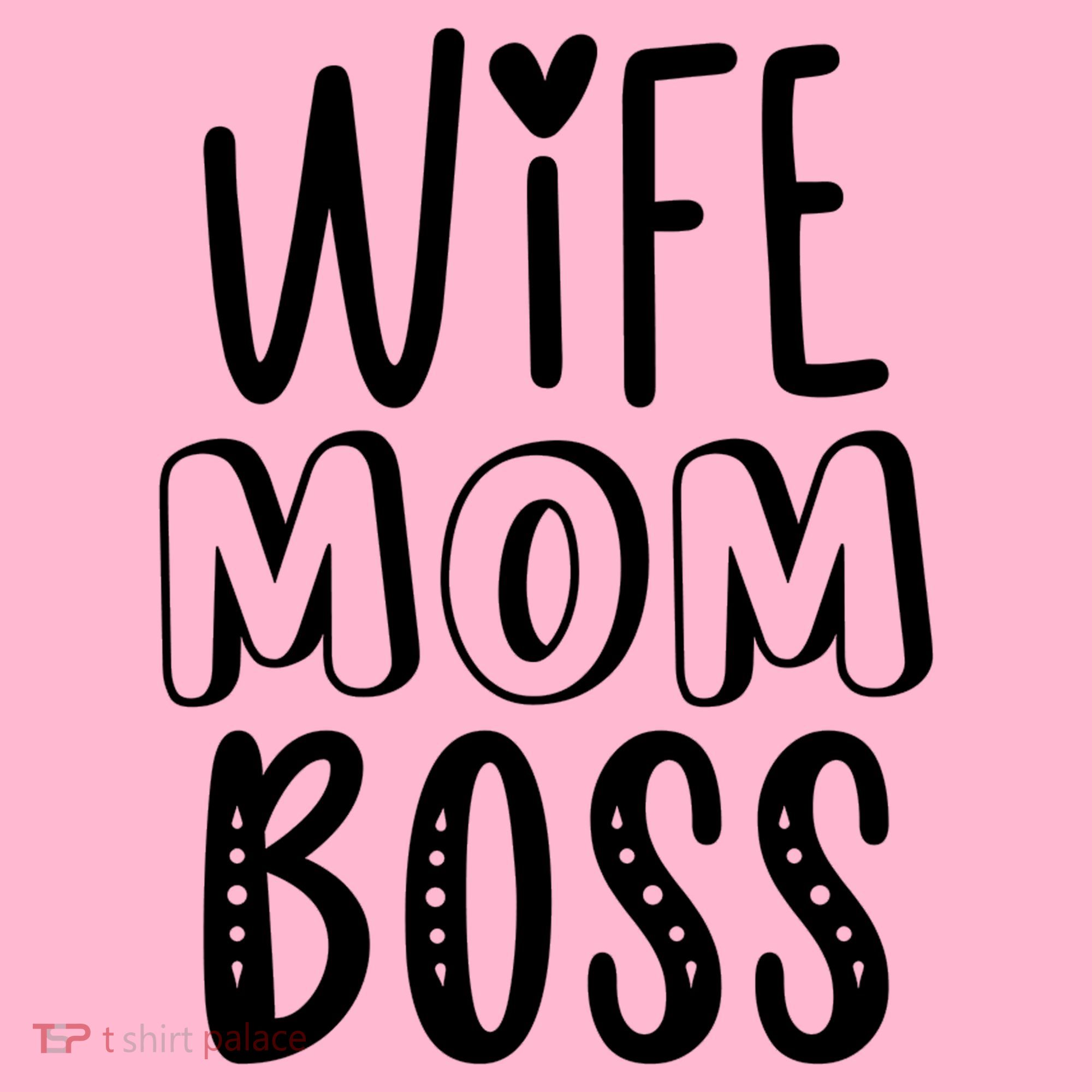 Wife Mom Boss Cute Gift Mousepad