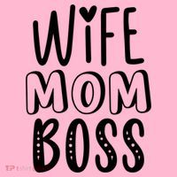 Wife Mom Boss Cute Gift Women's T-Shirt thumb 6