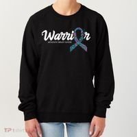 Warrior Metastatic Breast Cancer Awareness Women's Sweatshirt thumb 0