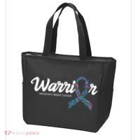 Warrior Metastatic Breast Cancer Awareness Tote Bag thumb 3