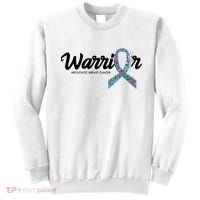 Warrior Metastatic Breast Cancer Awareness Sweatshirt thumb 0