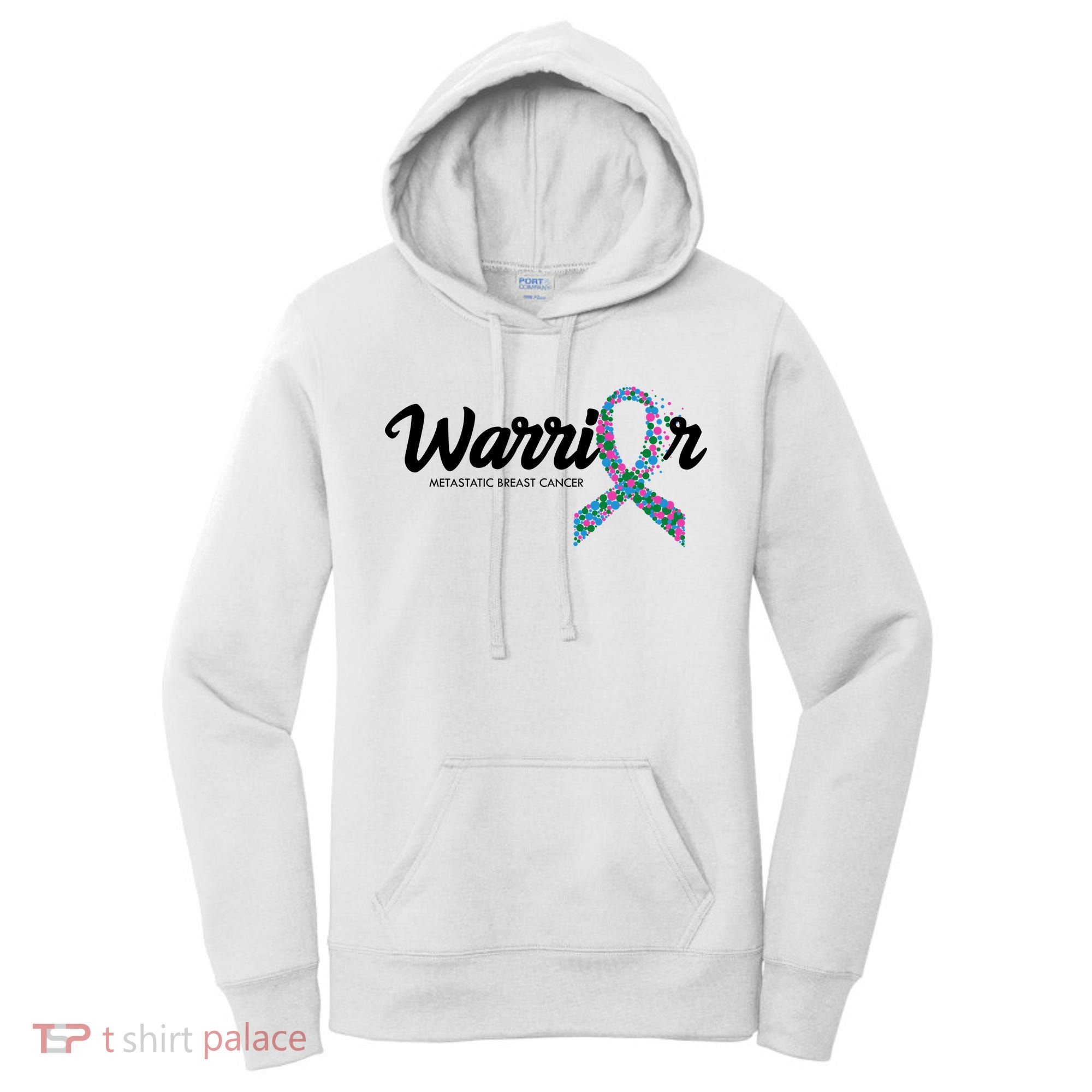 Warrior Metastatic Breast Cancer Awareness Women's Hoodie