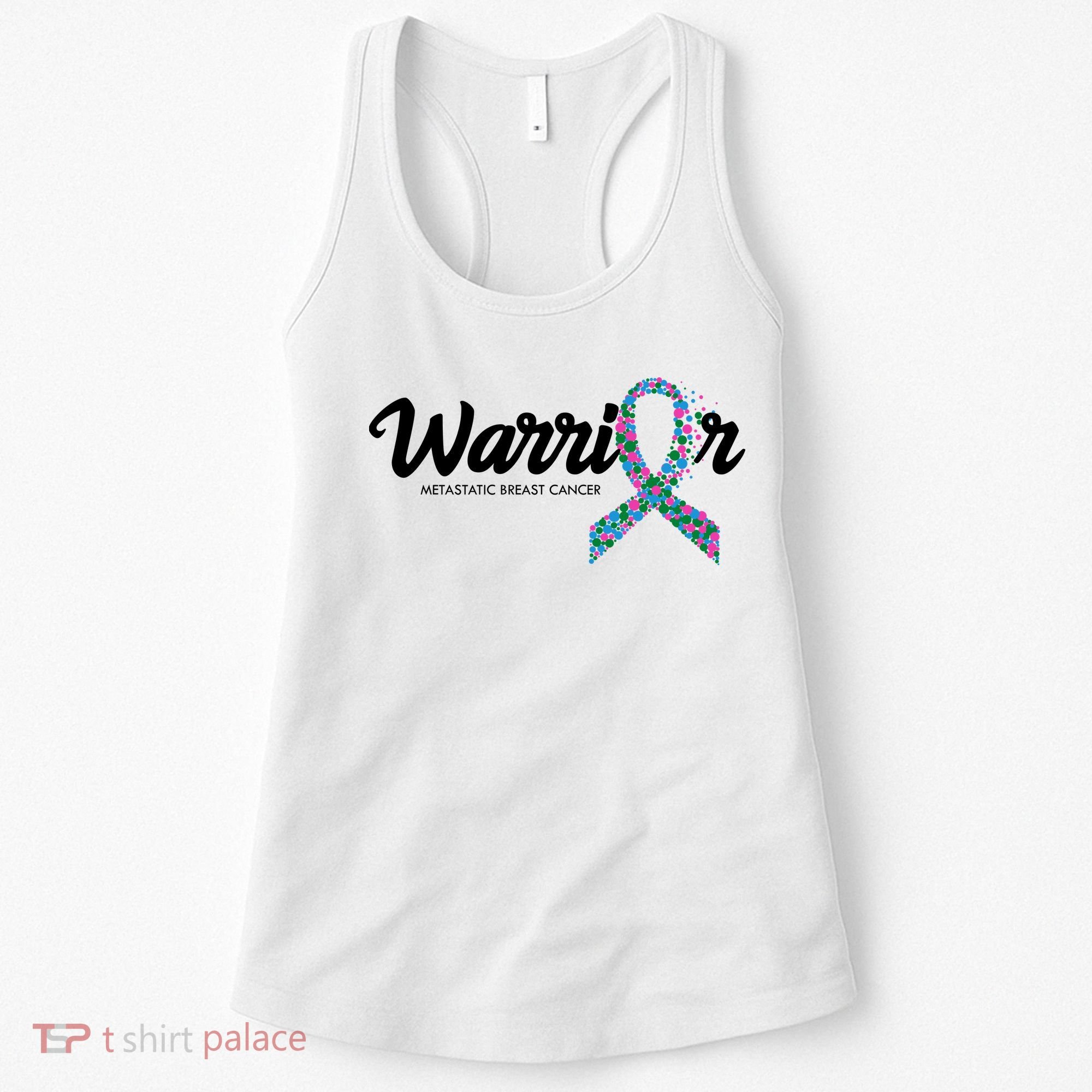 Warrior Metastatic Breast Cancer Awareness Women's Tank Top