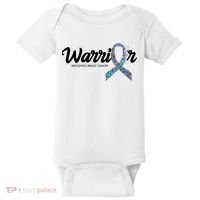 Warrior Metastatic Breast Cancer Awareness Baby Bodysuit thumb 0