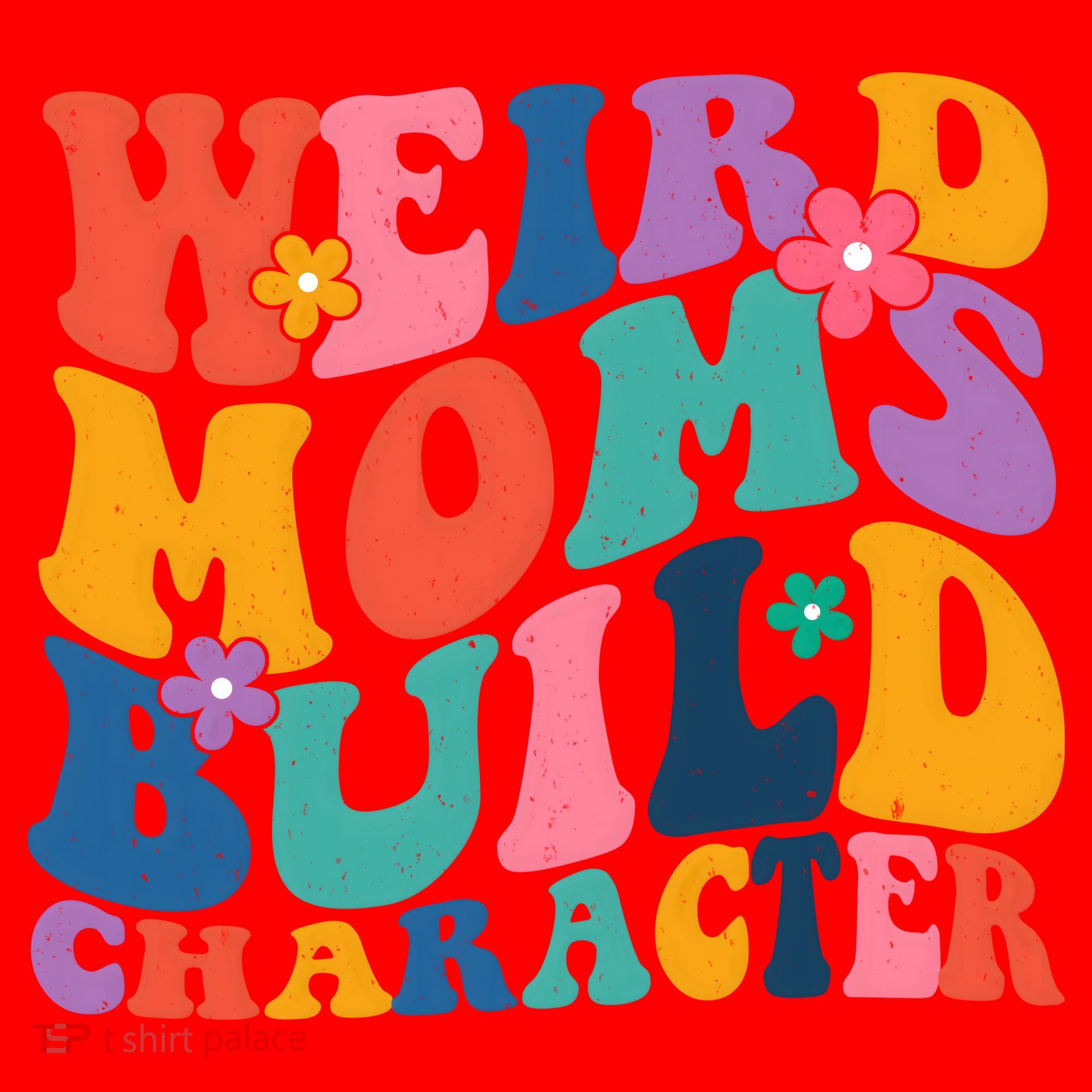 Weird Moms Build Character Funny Retro Santa Hat