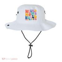 Weird Moms Build Character Funny Retro Bucket Hat thumb 0