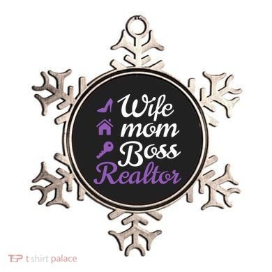 Wife Mom Boss And Realtor Gift Ornament