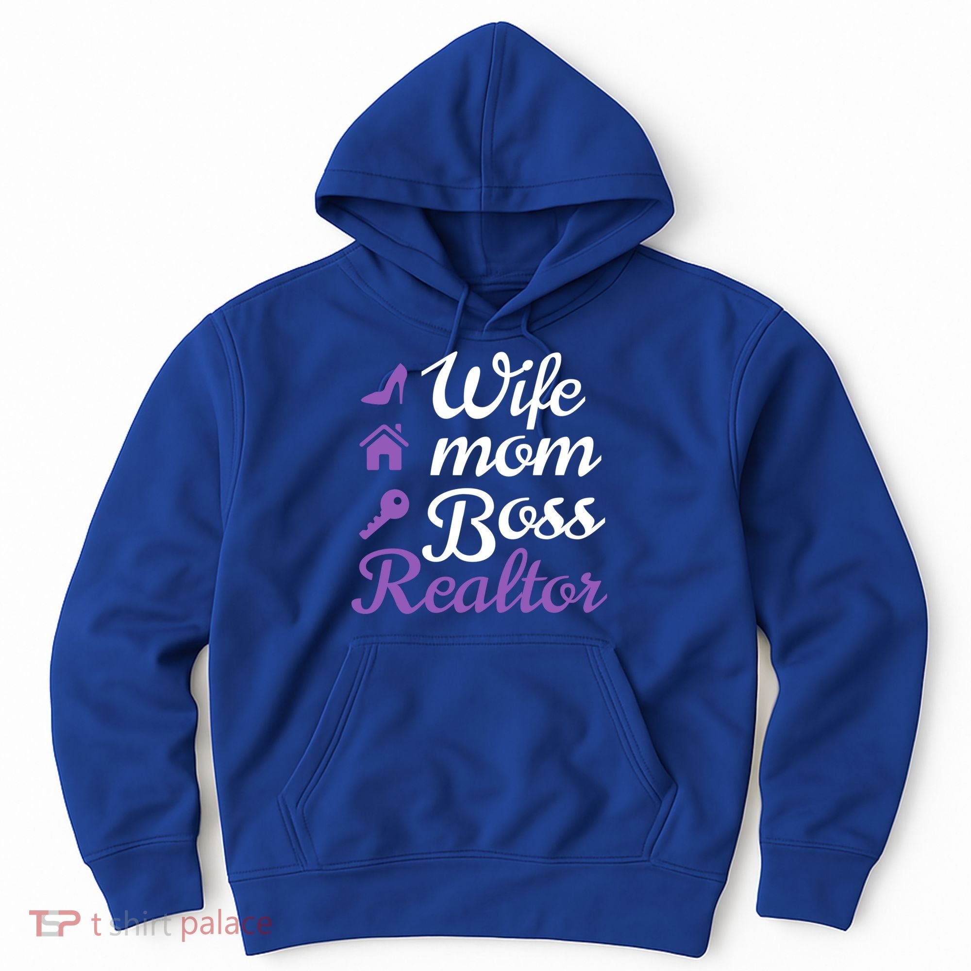 Wife Mom Boss And Realtor Gift Hoodie
