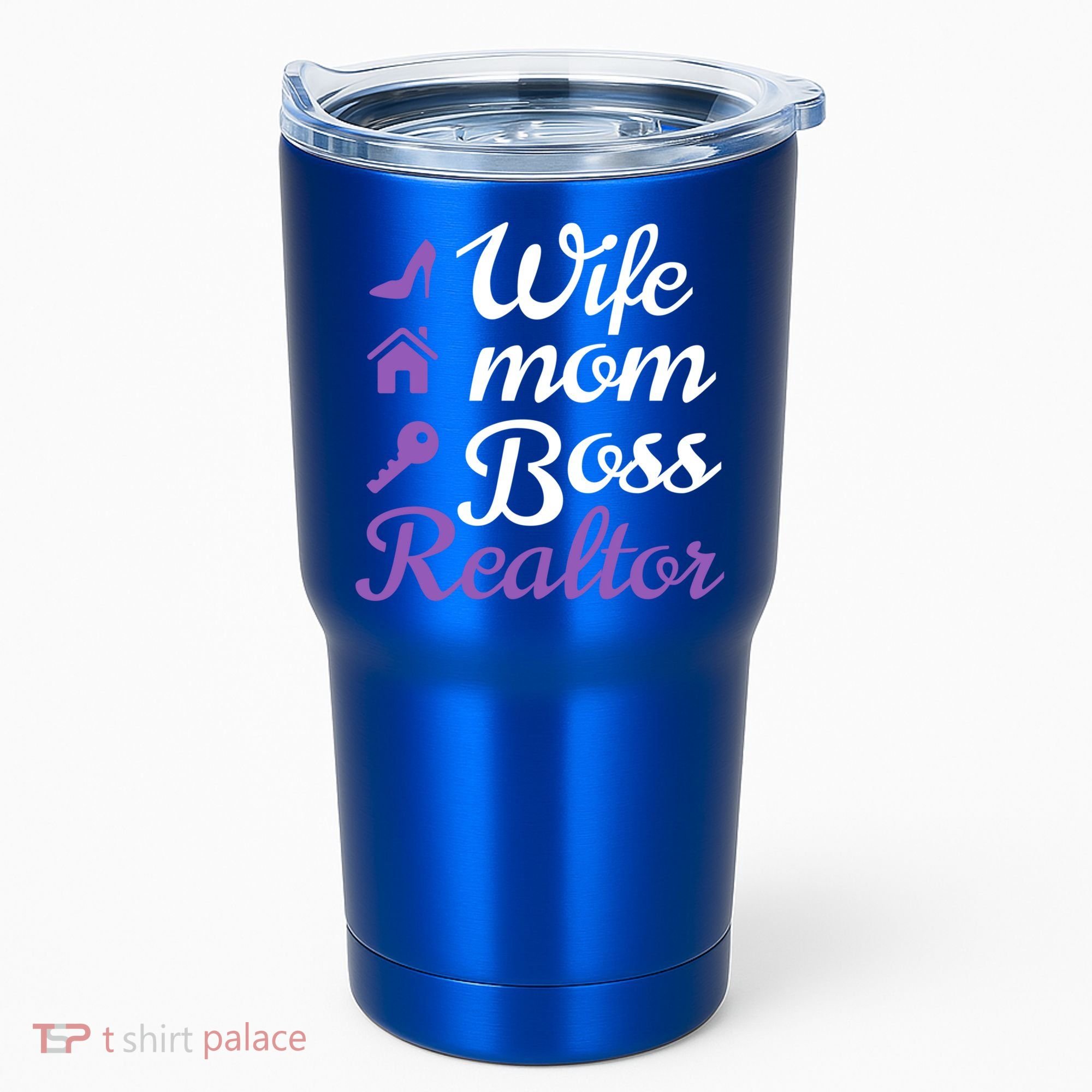 Wife Mom Boss And Realtor Gift Tumbler
