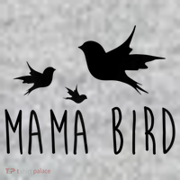 Womens Mama Bird Baby Bird Mother's Day For Her T-Shirt thumb 7