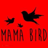 Womens Mama Bird Baby Bird Mother's Day For Her Santa Hat thumb 1