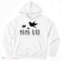 Womens Mama Bird Baby Bird Mother's Day For Her Hoodie thumb 0