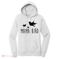 Womens Mama Bird Baby Bird Mother's Day For Her Women's Hoodie thumb 0