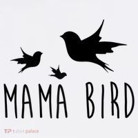 Womens Mama Bird Baby Bird Mother's Day For Her Women's Hoodie thumb 2