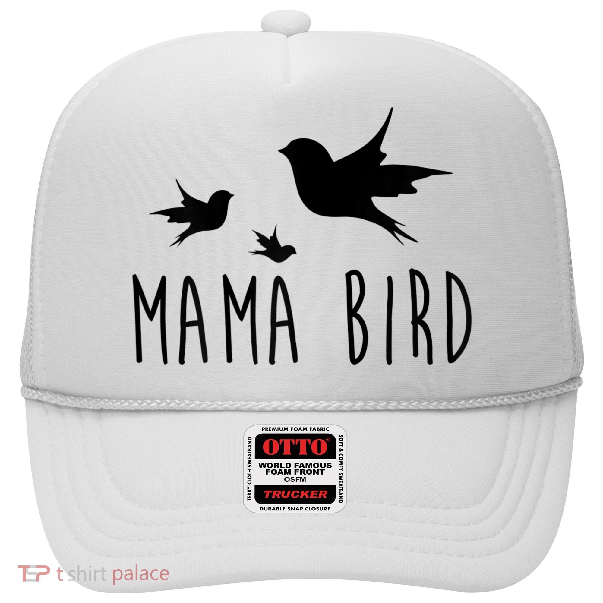 Womens Mama Bird Baby Bird Mother's Day For Her Hat