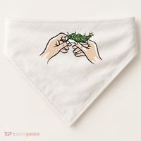 Weed Marijuana Christmas Xmas Tree Ornaments Smoker Gift USA-Made Doggie Bandana thumb 0