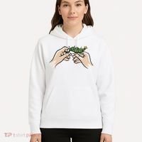 Weed Marijuana Christmas Xmas Tree Ornaments Smoker Gift Hoodie thumb 5