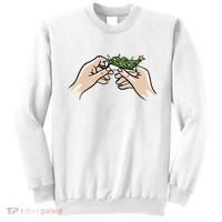 Weed Marijuana Christmas Xmas Tree Ornaments Smoker Gift Sweatshirt thumb 0