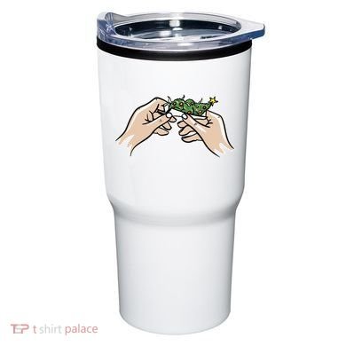 Weed Marijuana Christmas Xmas Tree Ornaments Smoker Gift Tumbler
