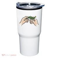 Weed Marijuana Christmas Xmas Tree Ornaments Smoker Gift Tumbler thumb 0