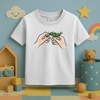 Weed Marijuana Christmas Xmas Tree Ornaments Smoker Gift Toddler T-Shirt thumb 3