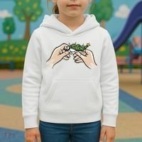 Weed Marijuana Christmas Xmas Tree Ornaments Smoker Gift Kids Hoodie thumb 3