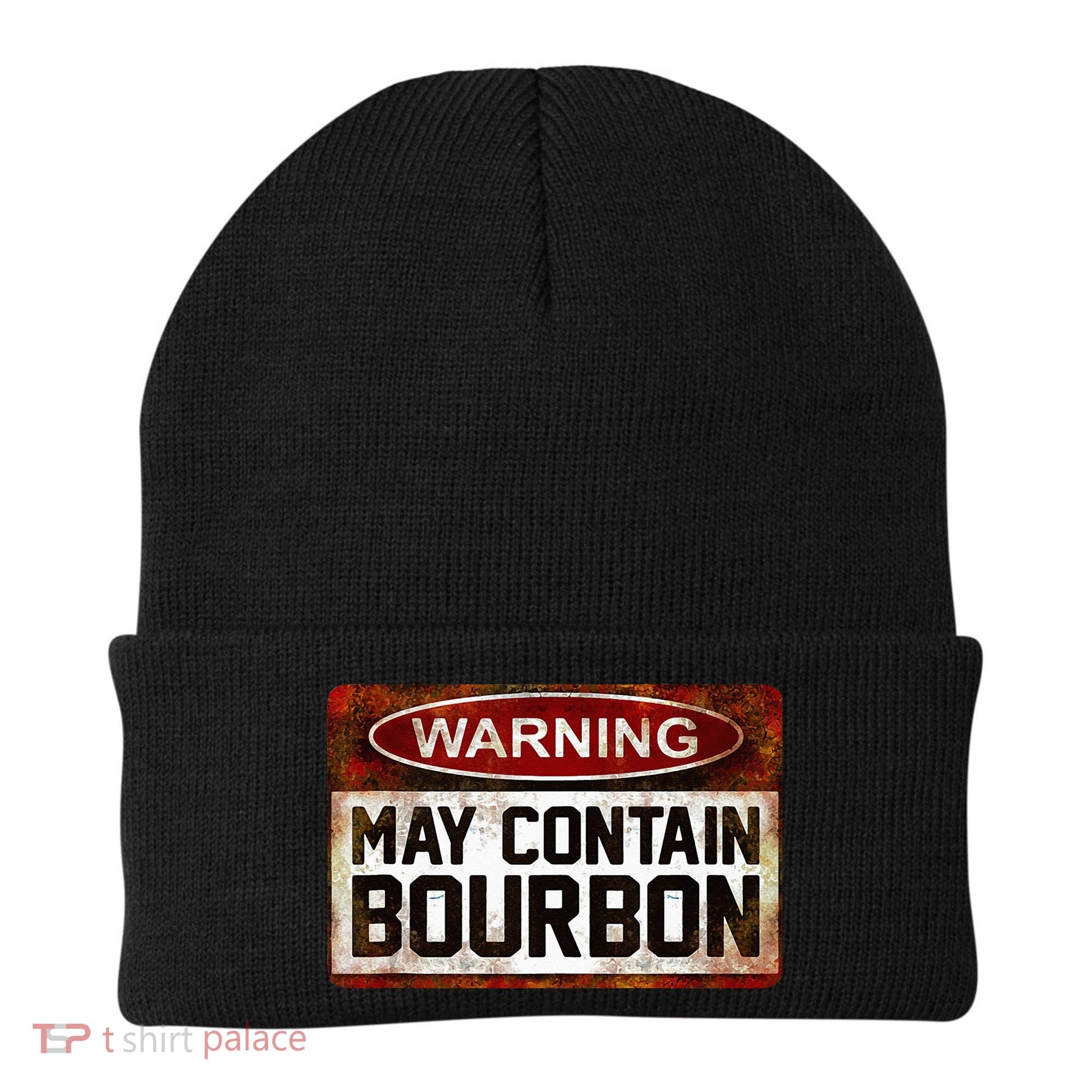 Warning May Contain Bourbon Beanie