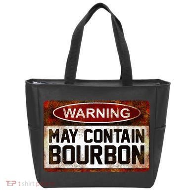 Warning May Contain Bourbon Tote Bag