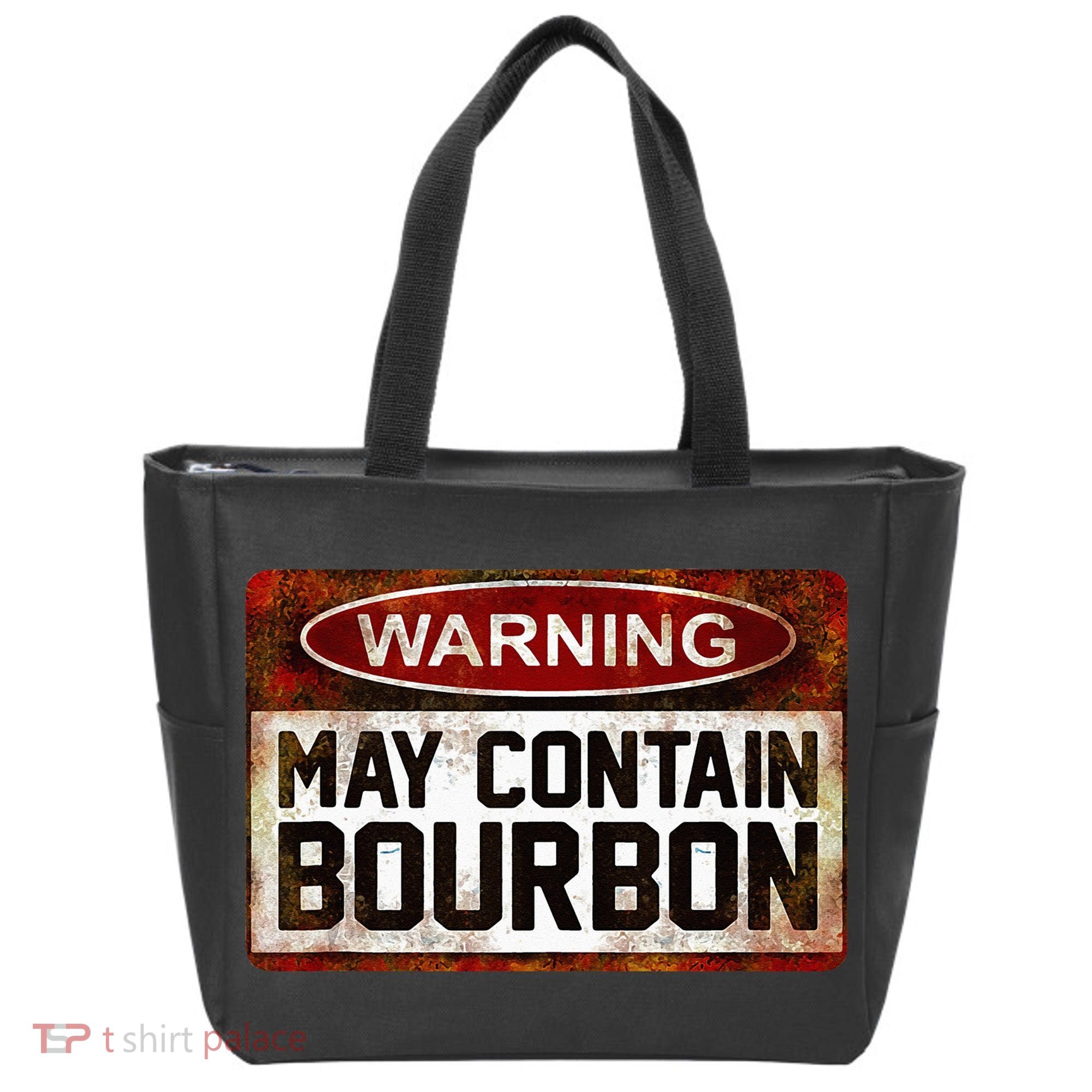 Warning May Contain Bourbon Tote Bag