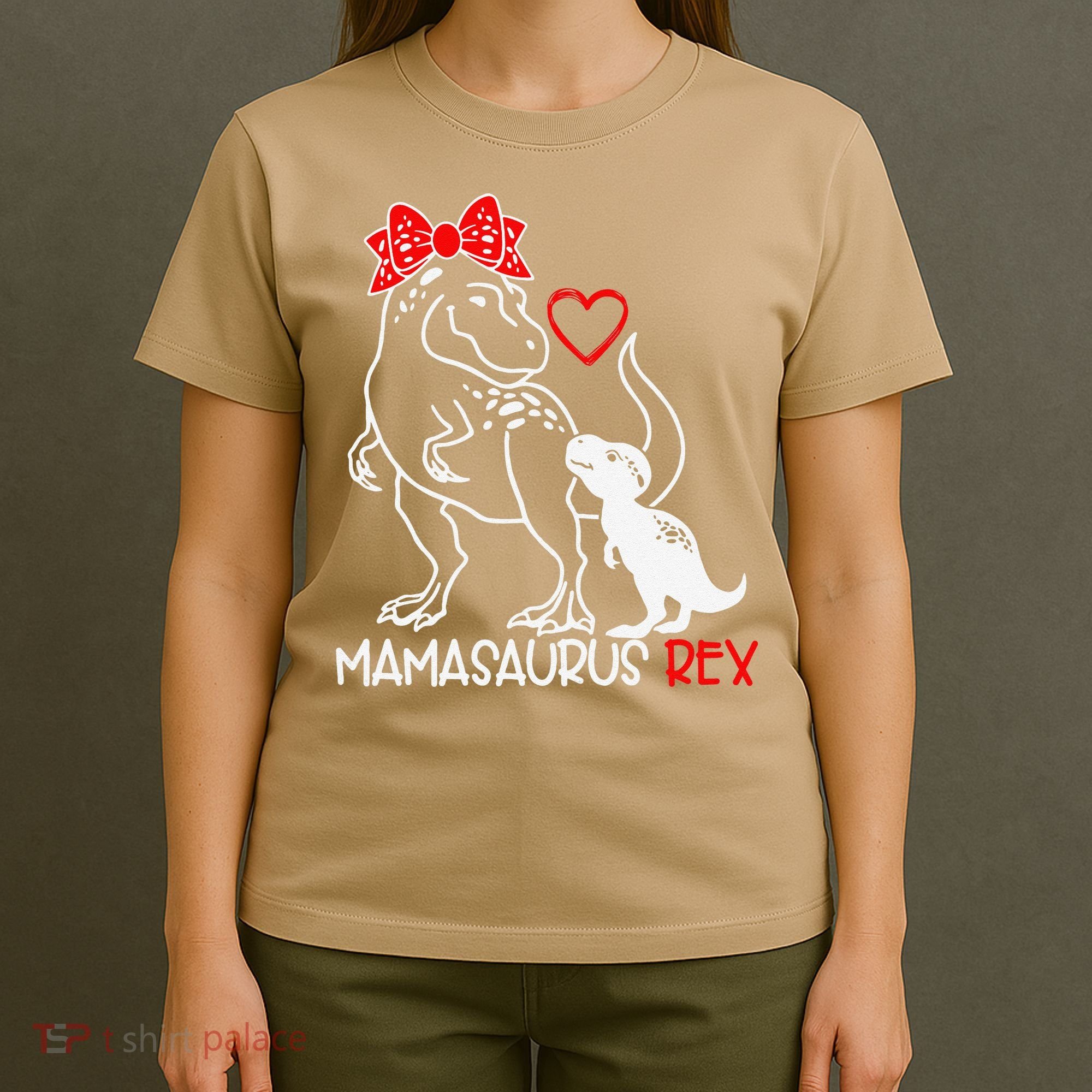Womens Mamasaurus Dinosaur Funny Women's Costume T Rex Mother's Day T-Shirt
