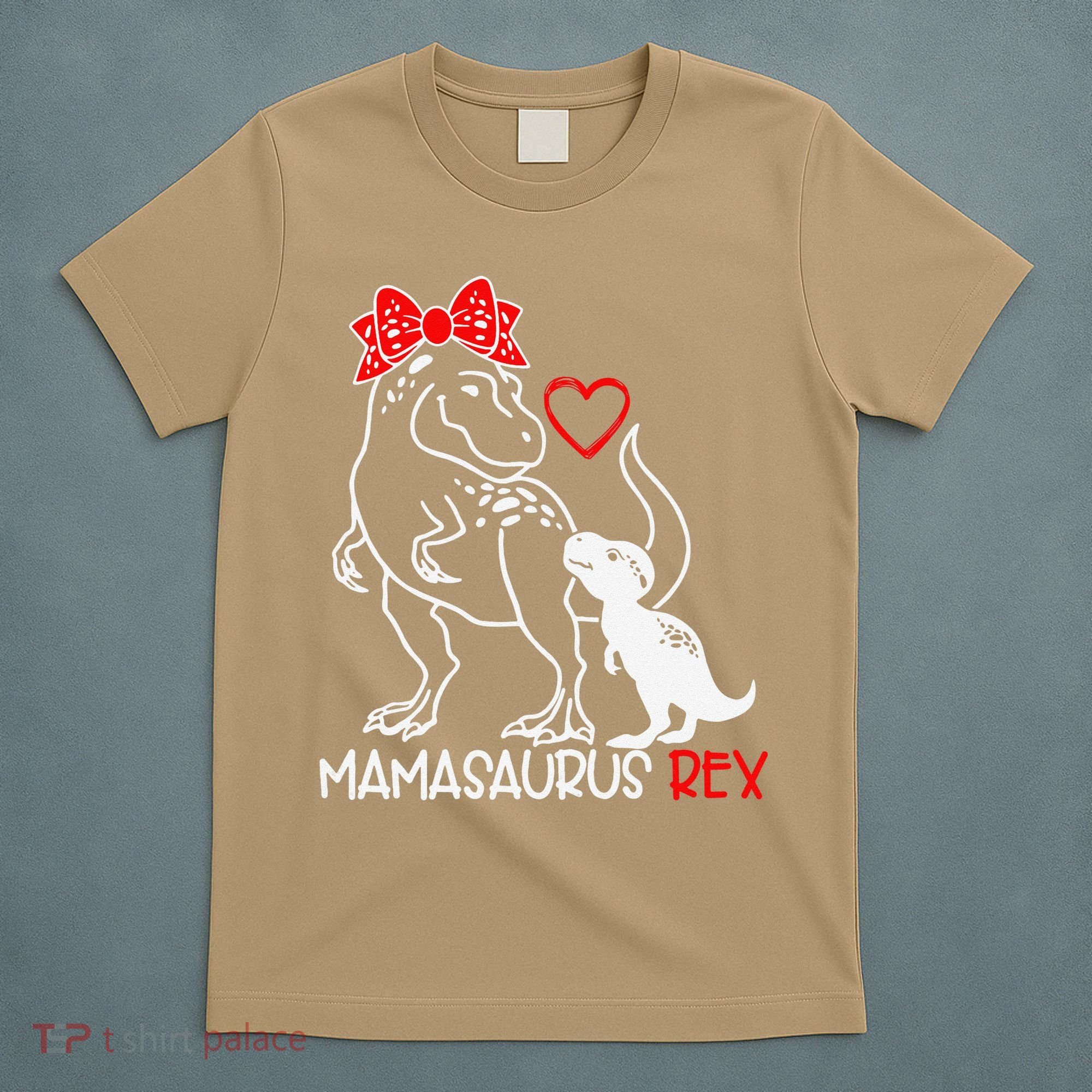 Womens Mamasaurus Dinosaur Funny Women's Costume T Rex Mother's Day T-Shirt