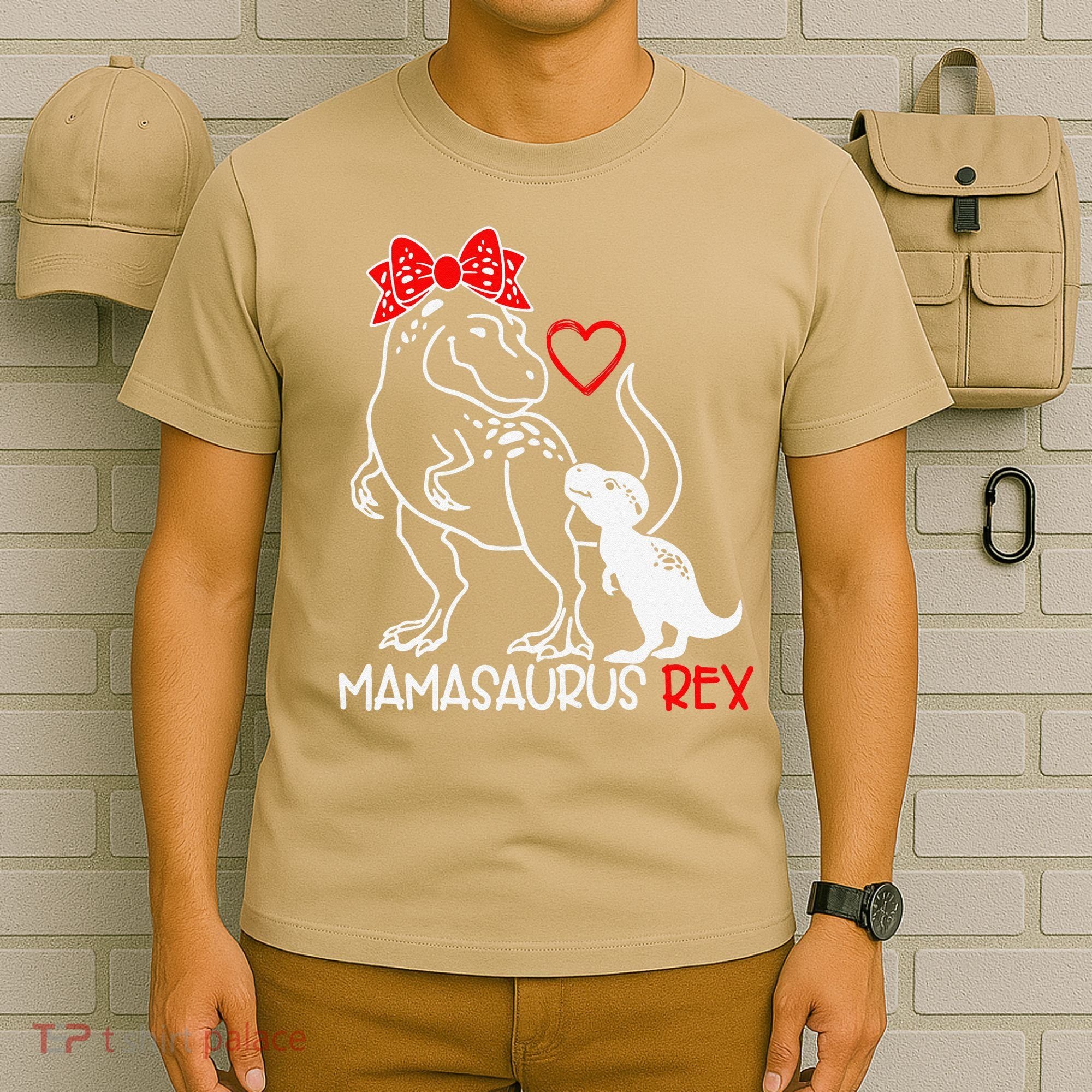 Womens Mamasaurus Dinosaur Funny Women's Costume T Rex Mother's Day T-Shirt