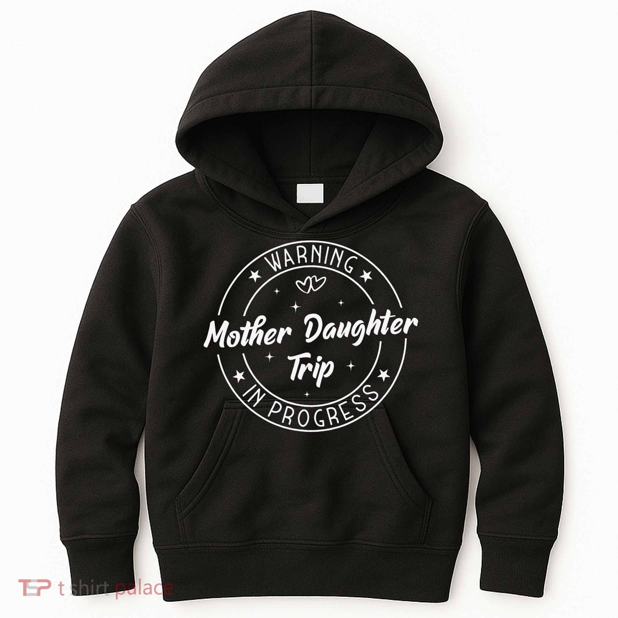 Warning Mother Daughter Trip In Progress Trip with Mom Kids Hoodie