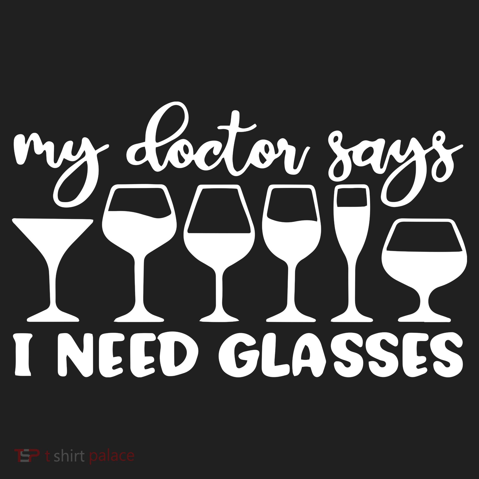 Womens My Doctor Says I Need Glasses Funny Drinking Wine Lover Port Authority Crush Ripstop Backpack