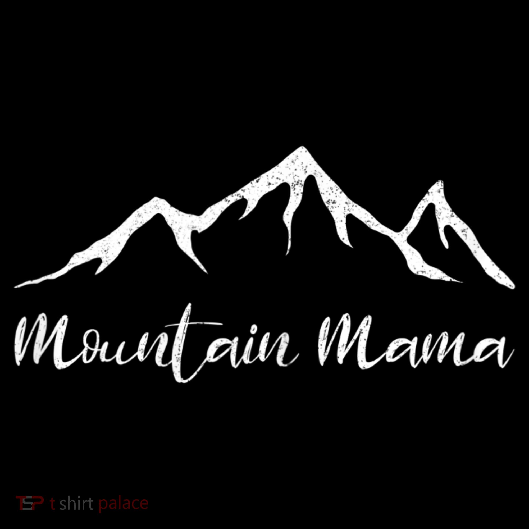 Womens Mother's Day Camping Mountain Mama Women's Hoodie