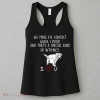 We Make Eye Contact While I Poop Funny Family Humor Women's Tank Top thumb 3