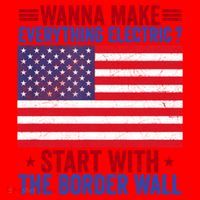 Wanna Make Everything Electric Start With The Border Wall Santa Hat thumb 1
