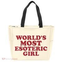 WorldS Most Esoteric Girl Funny Women Saying Tote Bag thumb 0