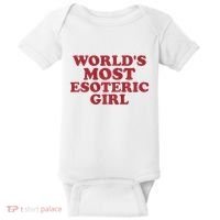 WorldS Most Esoteric Girl Funny Women Saying Baby Bodysuit thumb 0