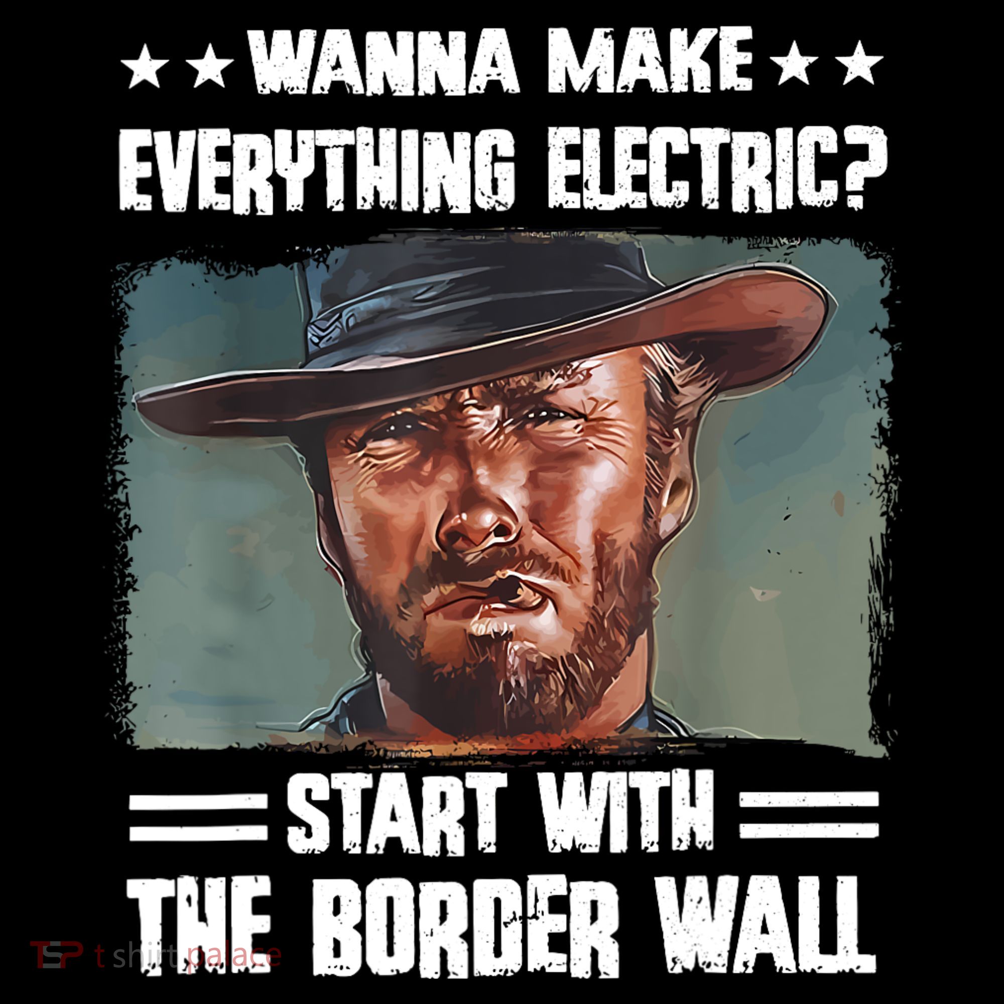 Wanna Make Everything Electric Start With The Border Wall Women's Hoodie
