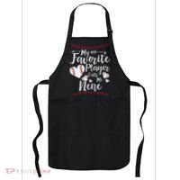 Wo My Favorite Player Calls Me Nene Baseball Heart Apron thumb 0