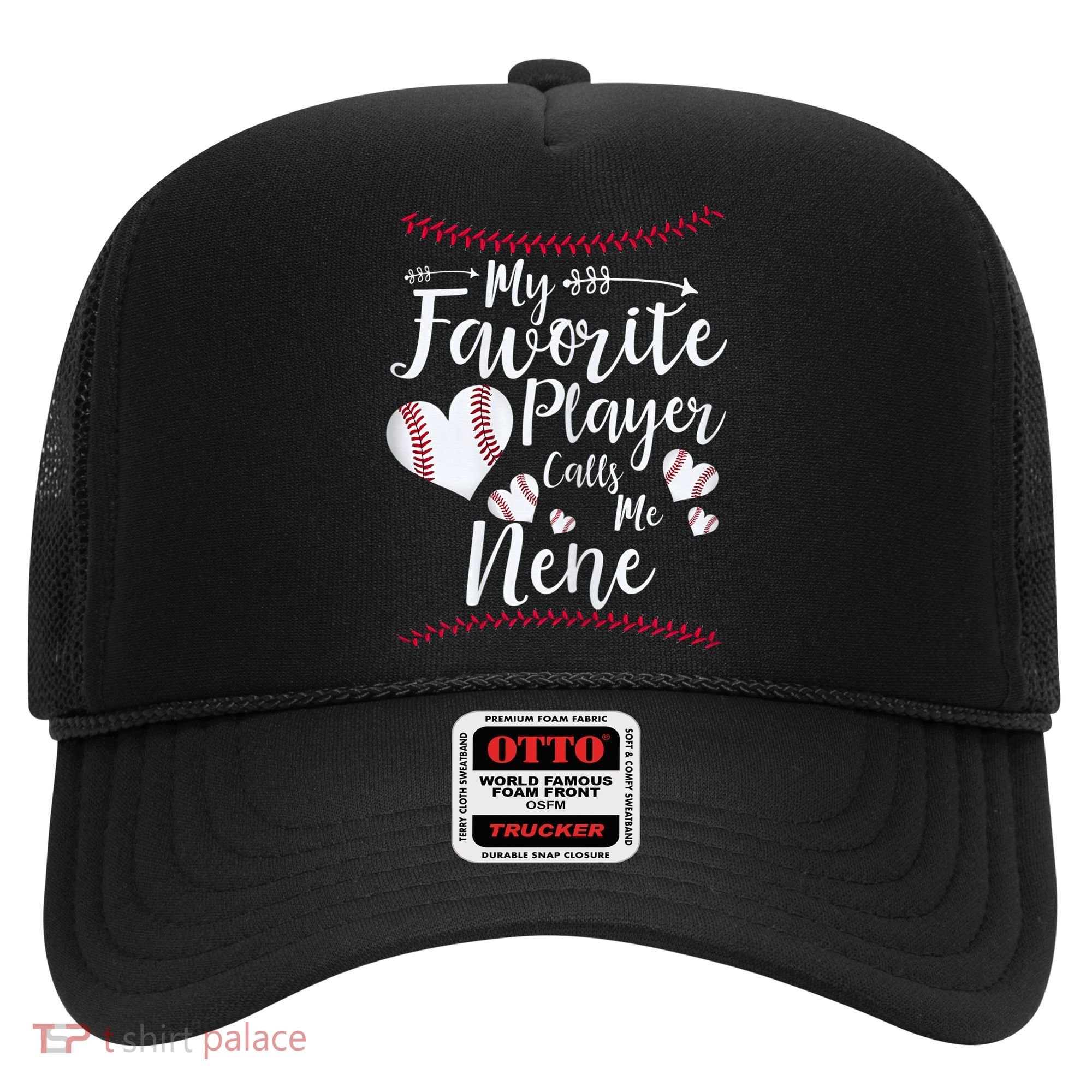 Wo My Favorite Player Calls Me Nene Baseball Heart Hat