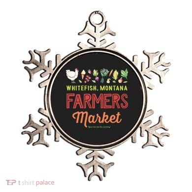 Whitefish Montana Farmers Market Ornament