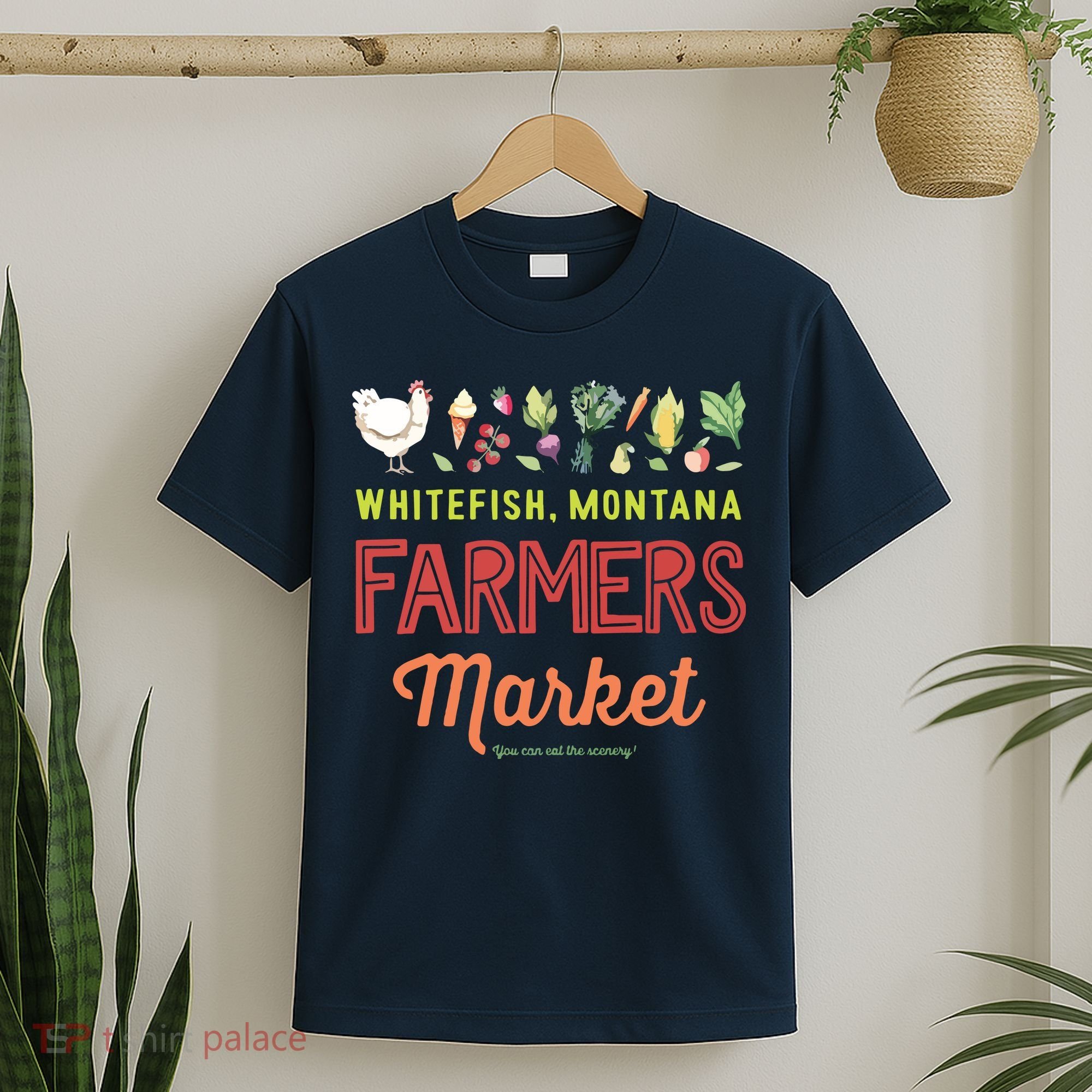 Whitefish Montana Farmers Market T-Shirt