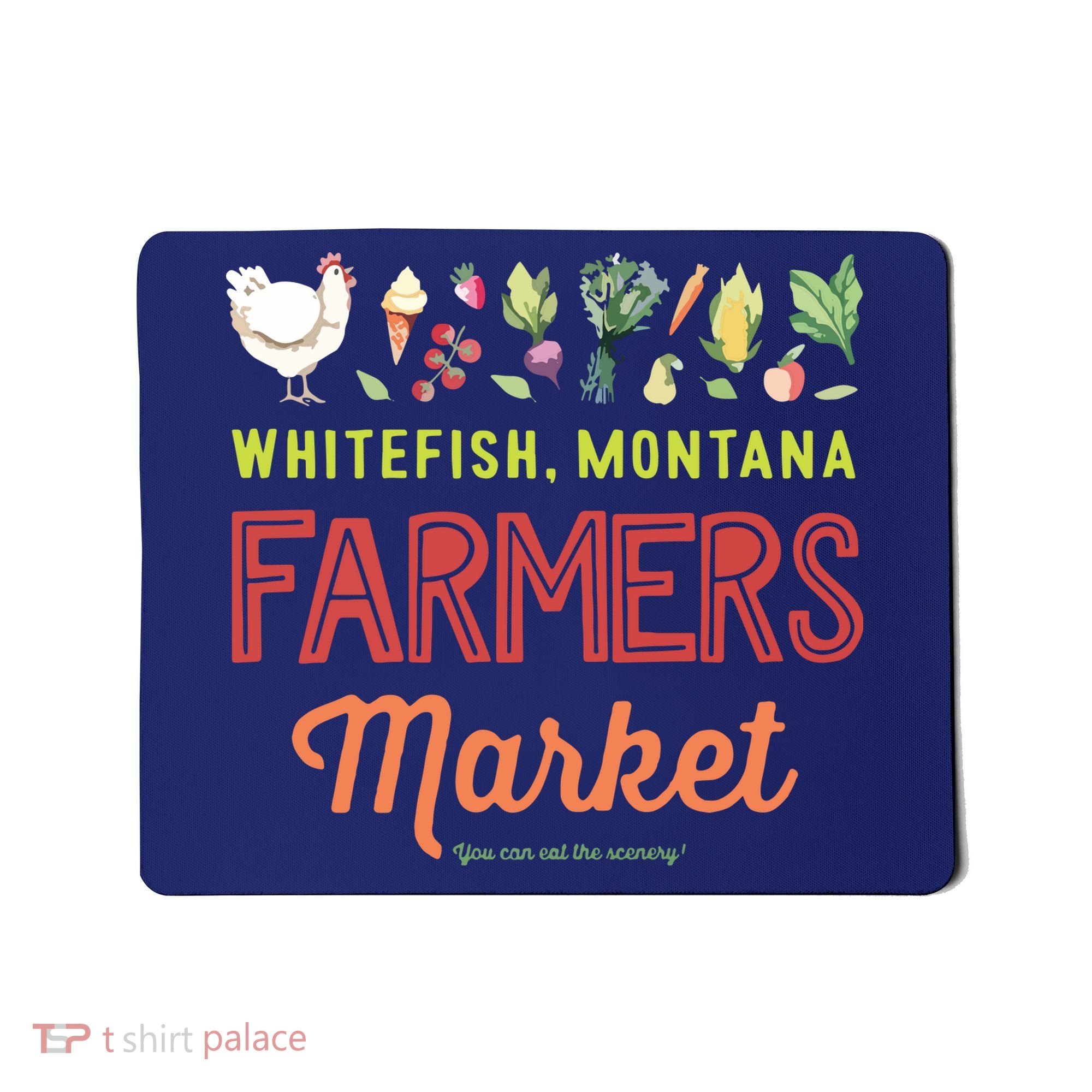 Whitefish Montana Farmers Market Mousepad